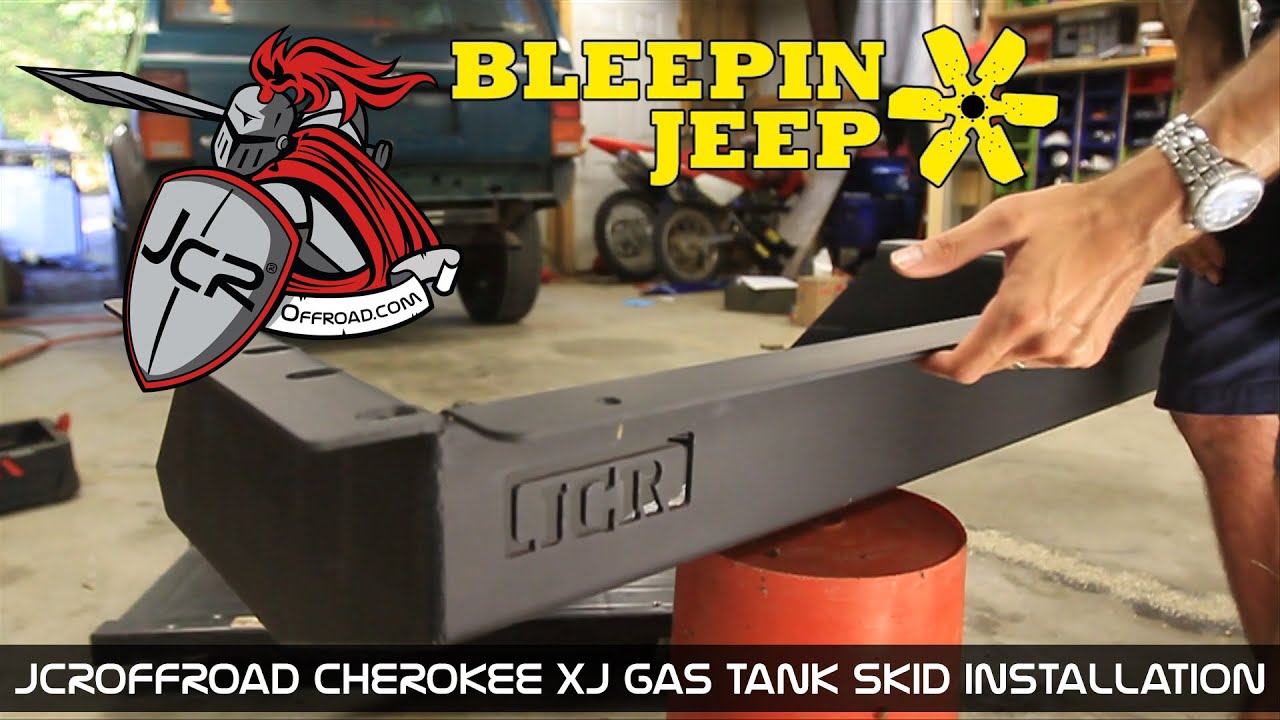 JcrOffroad - Установка накладки на топливный бак Cherokee XJ - BleepinJeep