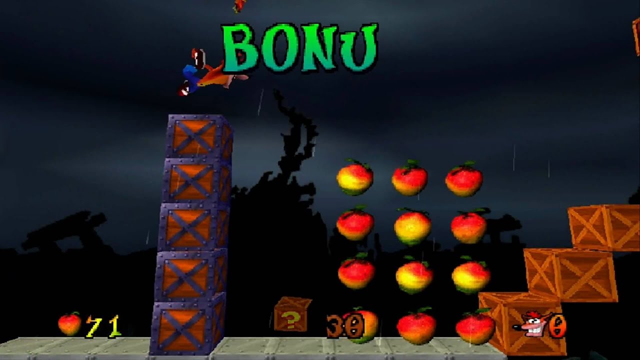 Crash Bandicoot 2 - 100% Gameplay, Level 19 Ruination