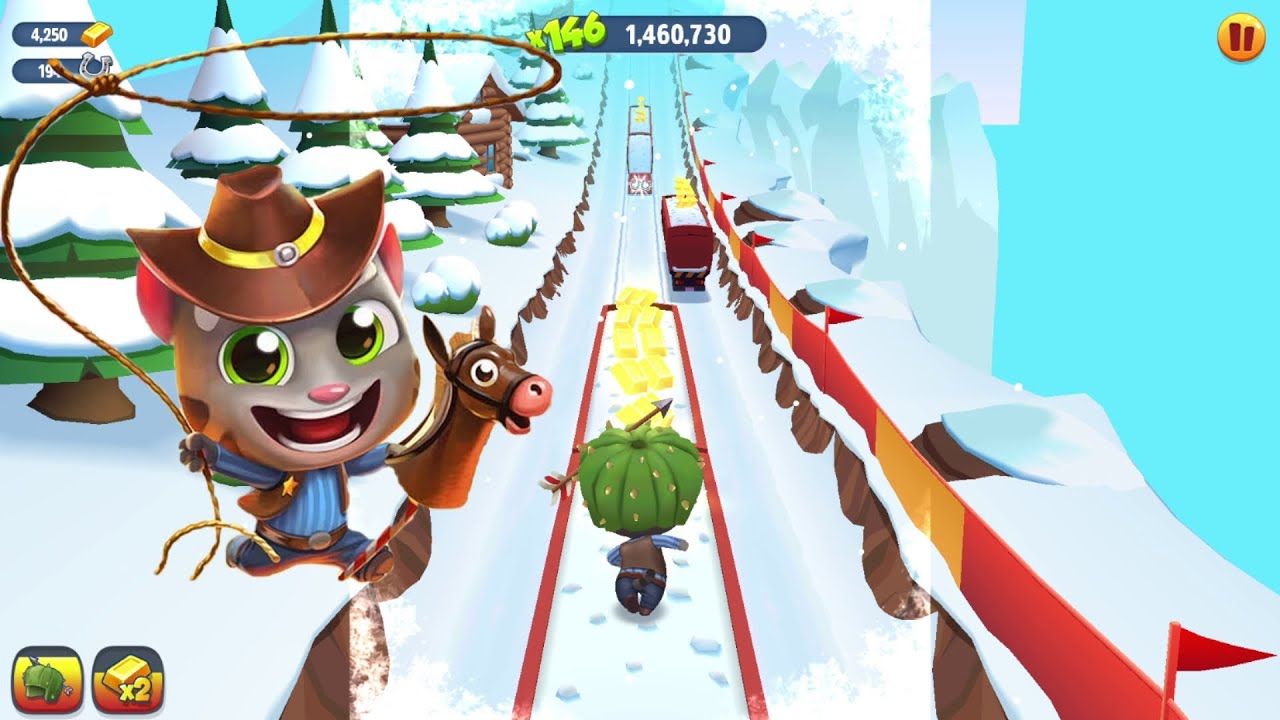 Talking Tom Gold Run - Episode 53: Cowboy Tom Rides into Action!