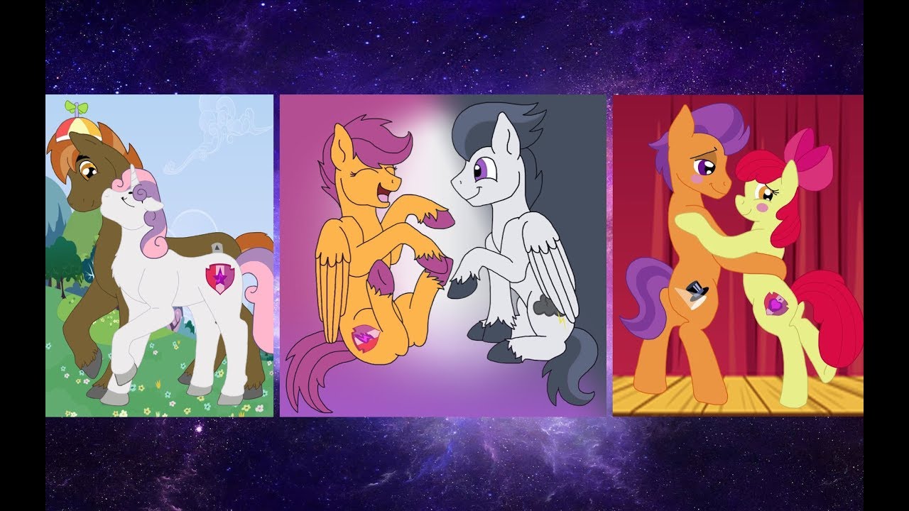 MLP:FIM Sweetie Belle X Button Mash | Tender Taps X Apple Bloom | Scootaloo X Rumble - Tribute 2