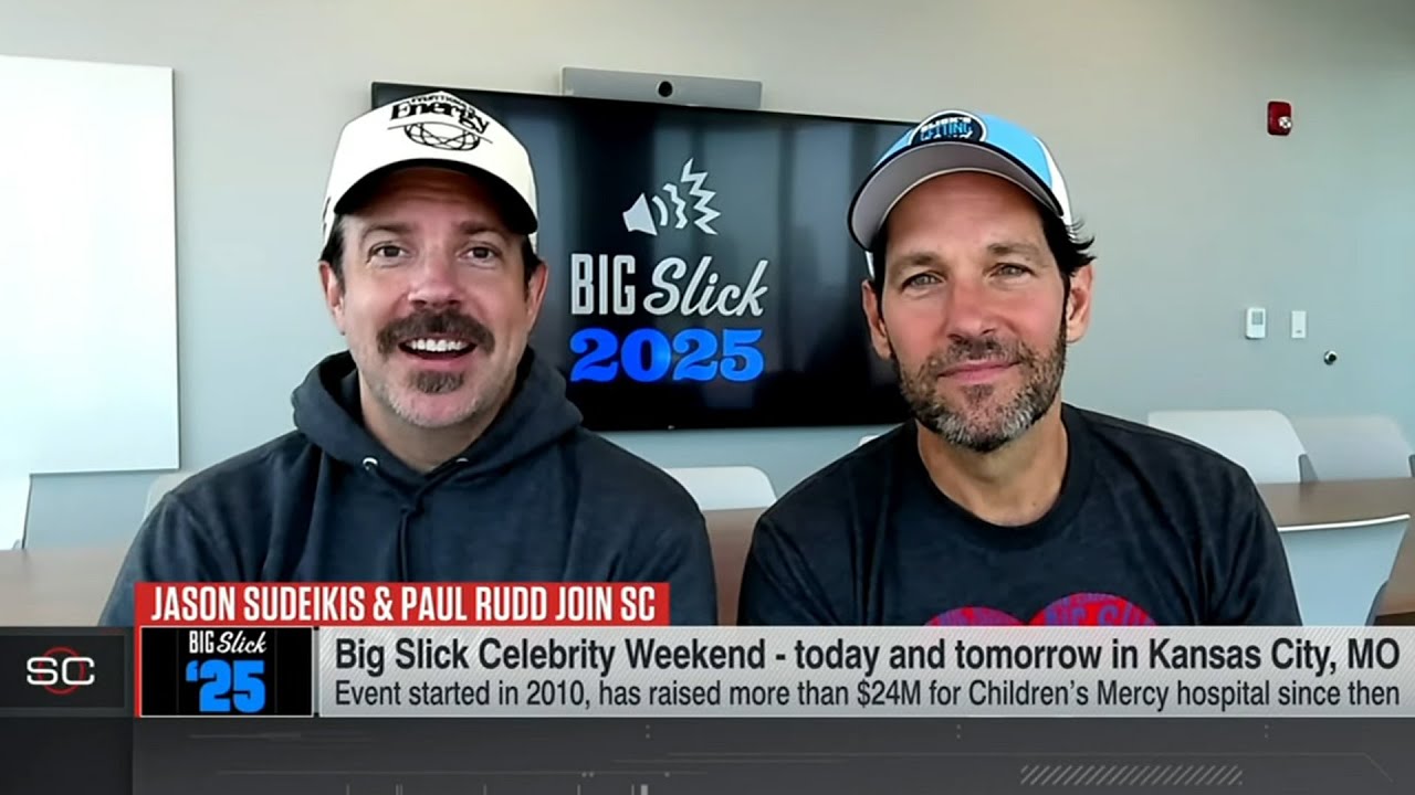 Jason Sudeikis & Paul Rudd talk Big Slick event, KC WNBA expansion team & more! | SportsCenter