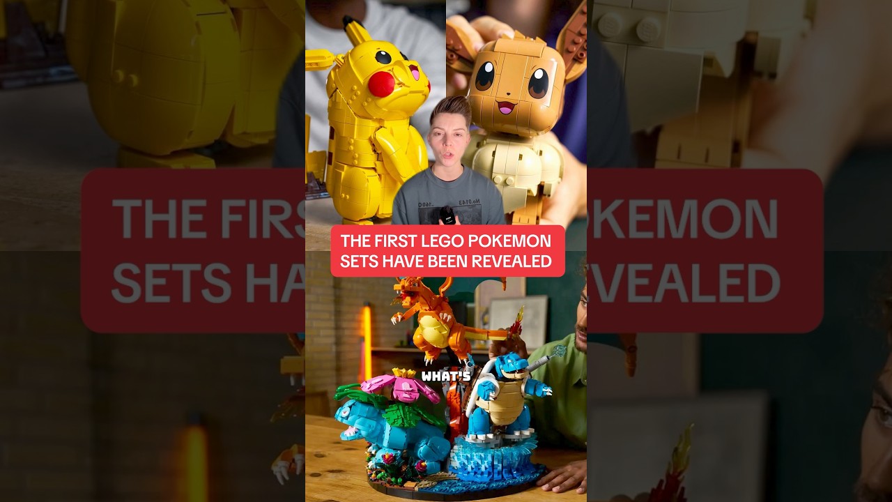 Представлены первые наборы LEGO по мотивам Pokémon 👀