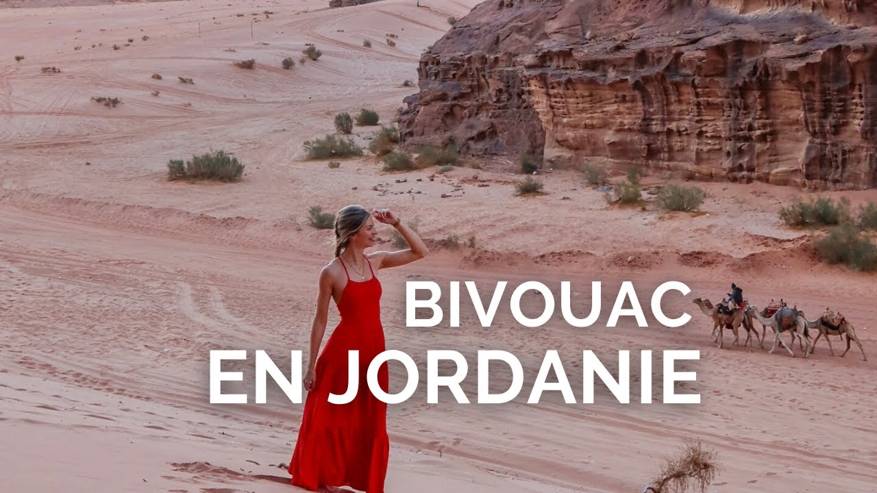 On dort à la belle étoile dans le désert (Wadi Rum)