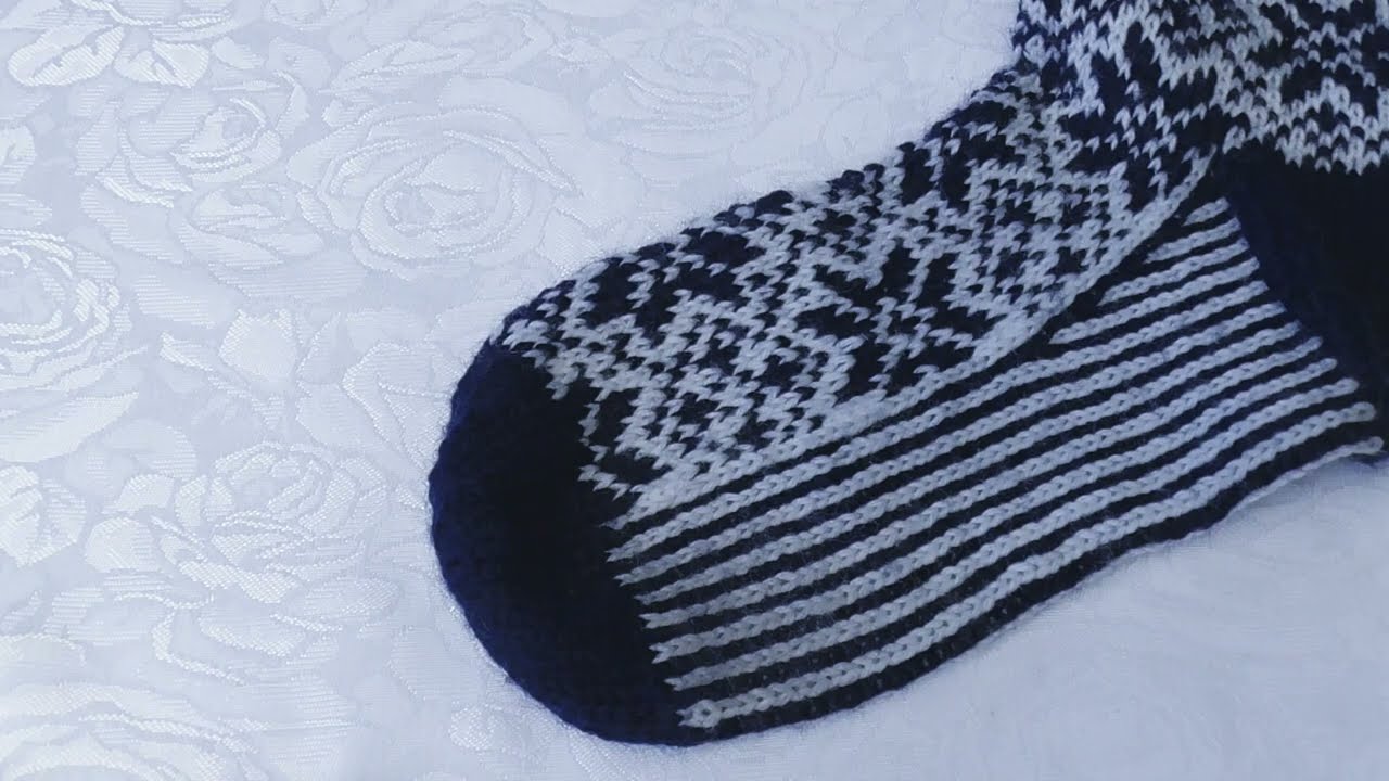 🧦 Sock knitting - Episode 6, 🧦Round toe / star toe