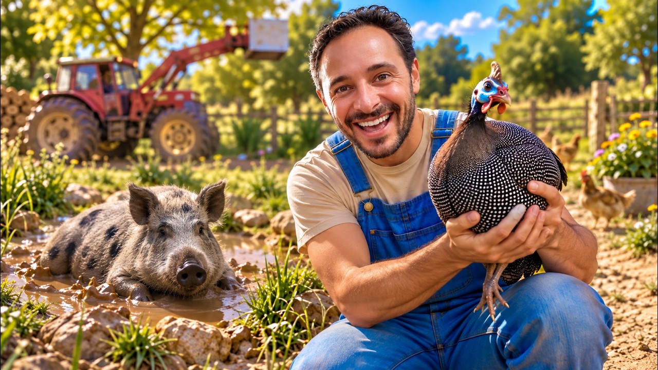 J'ai CONSTRUIT ma PETITE FERME pour &ecirc;tre AUTONOME !