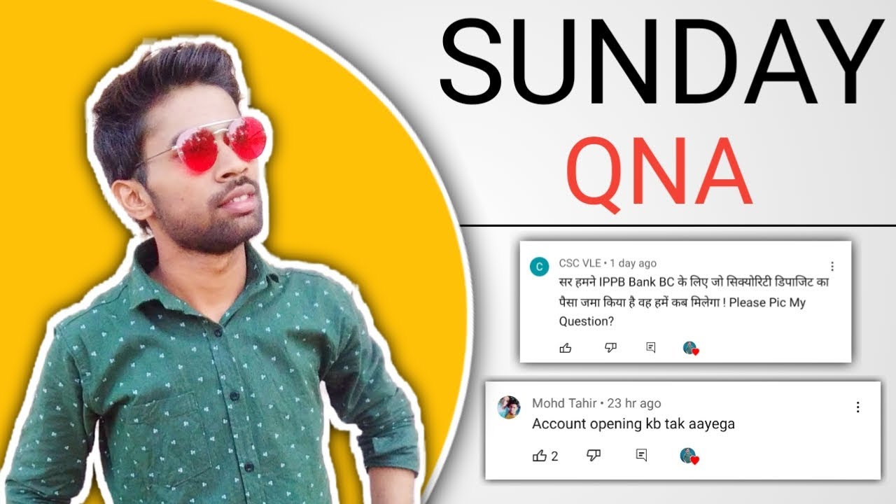 IPPB Bank BC | SUNDAY #QNA | Account Opening Service Kab Live Hogi ?|ippb bc update|Anupendra Singh