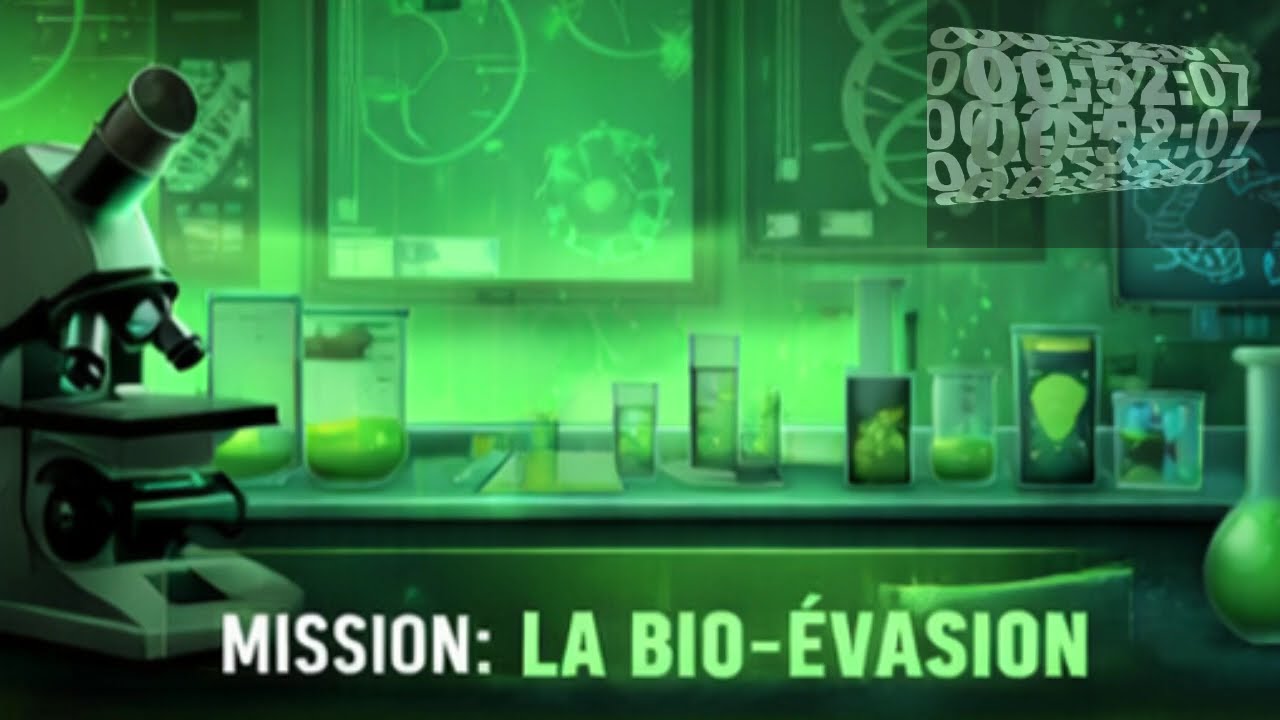 1h15 Escape Game Biologie/sciences - 60 minutes  + 15 minutes bonus avec musique évolutive sans aide