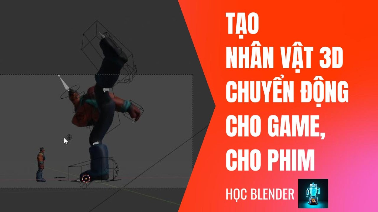 ✅ CÁCH TẠO NHÂN VẬT 3D CHUYỂN ĐỘNG CHO GAME, CHO PHIM 3D BẰNG AI | HỌC BLENDER