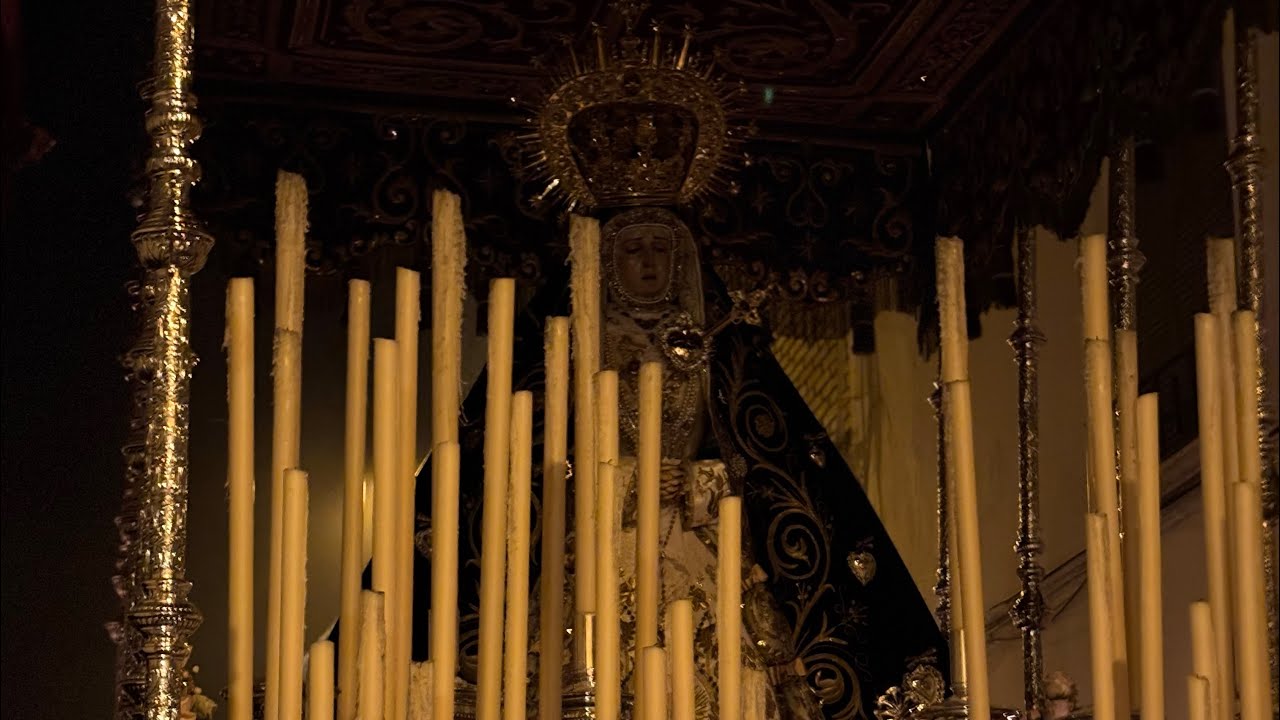 Virgen del Consuelo en Calle Cosano 2025. Semana Santa de Puente Genil 2025