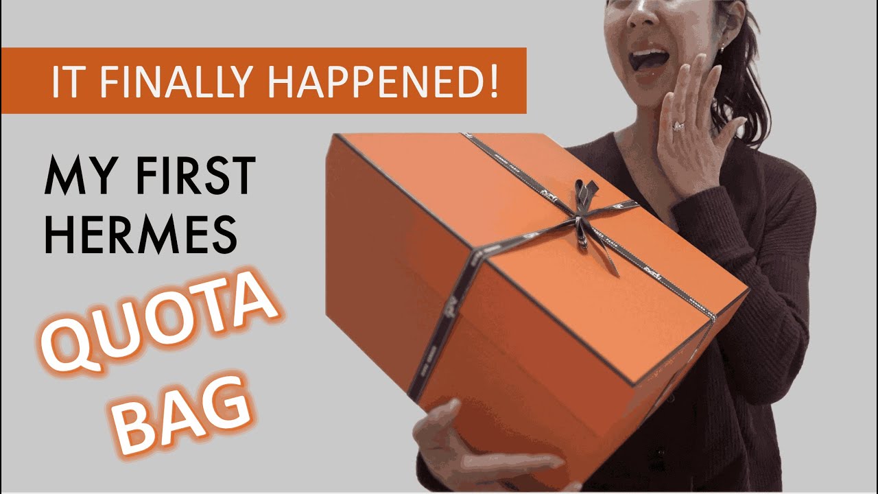 MY FIRST HERMES QUOTA BAG UNBOXING