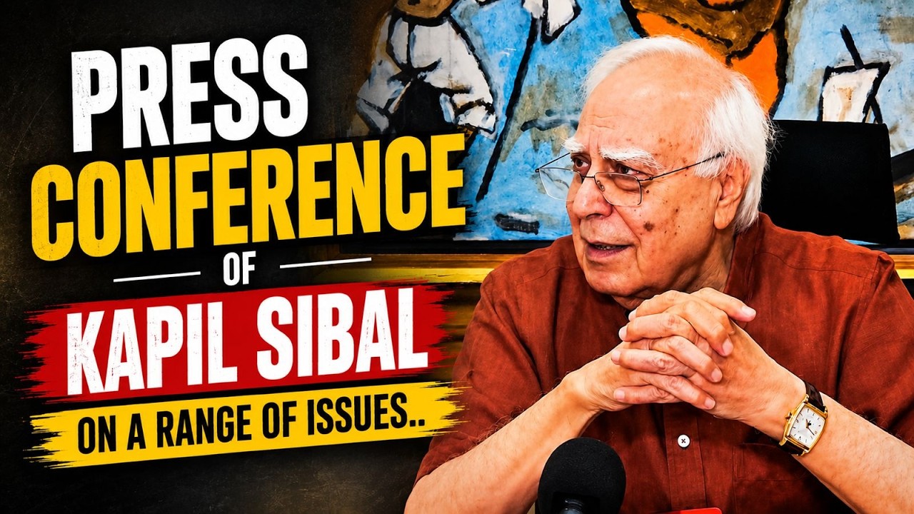Kapil Sibal's Press Conference on the range of Issues ..  #pressconference #DilsewithKapilSibal