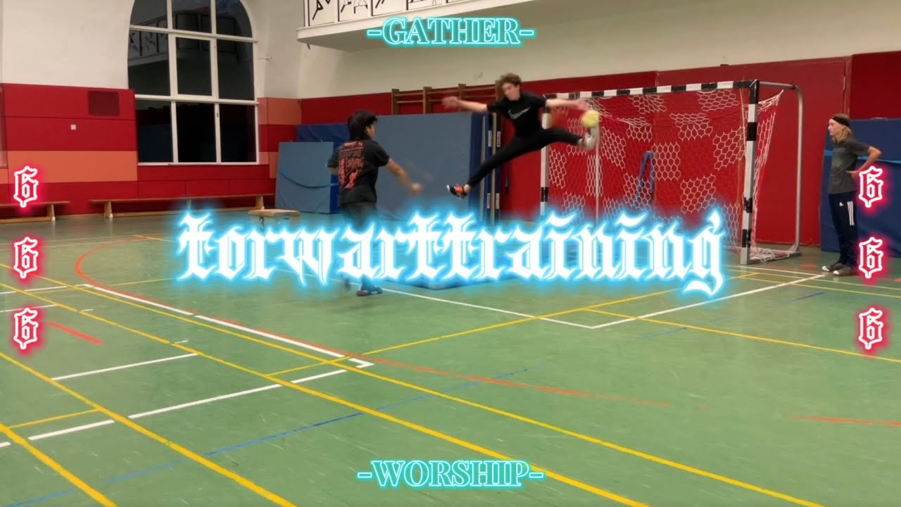 Außenwurf, Kicks, Spagatsprung Torwarttraining-Handball #handball #handballgoalkeeper