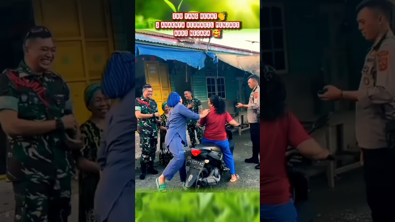 reaksi seorang ibu ketika 3 anaknya serentak pulang kampung 😥 