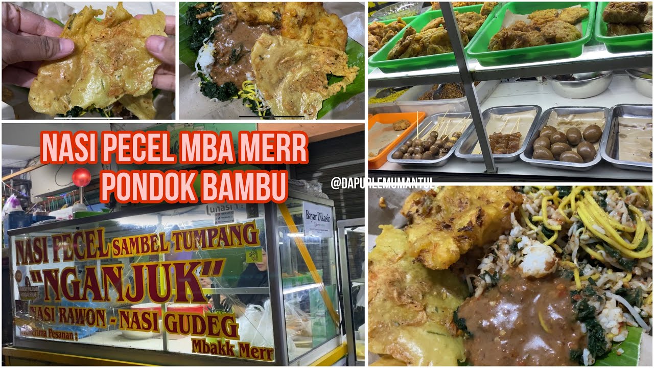 NASI PECEL MBA MERR PONDOK BAMBU, JAKARTA TIMUR | KULINERAN PONDOK BAMBU #dapurlemumantul #kulineran