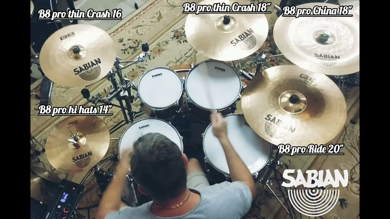 Sabain B8 PRO cymbals set review