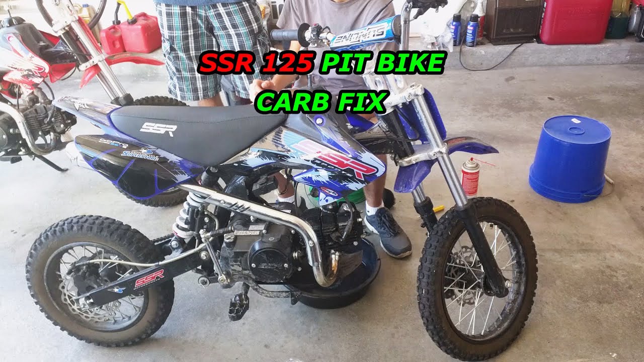 SSR 125 Pit Bike Carb Fix - Bike Dies When You Turn off the Choke