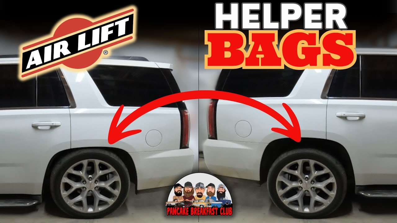 How to install Air Lift 60769 HELPER BAGS on a 2015-2020 Yukon or Tahoe.