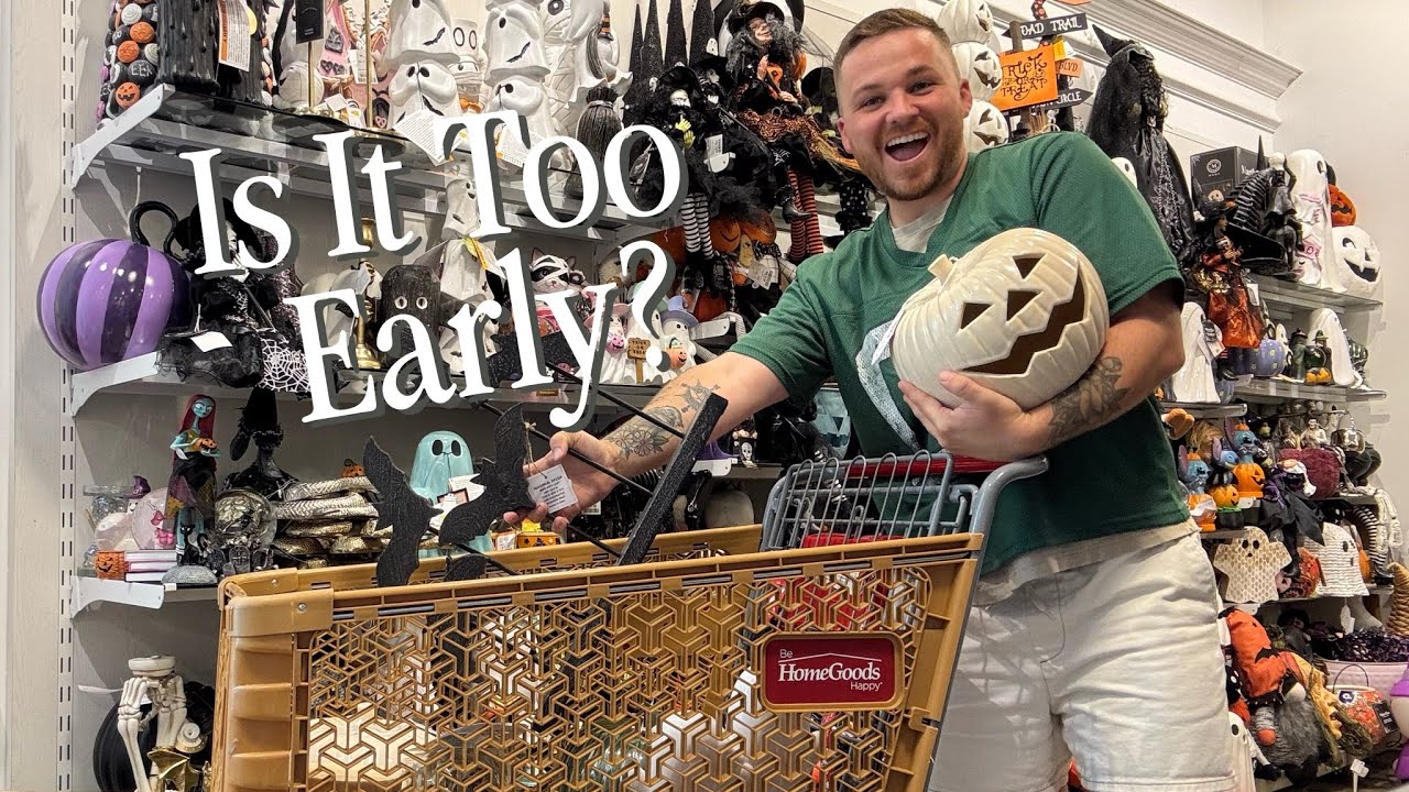 🎃Halloween Shopping ALREADY?! Home Goods Finds