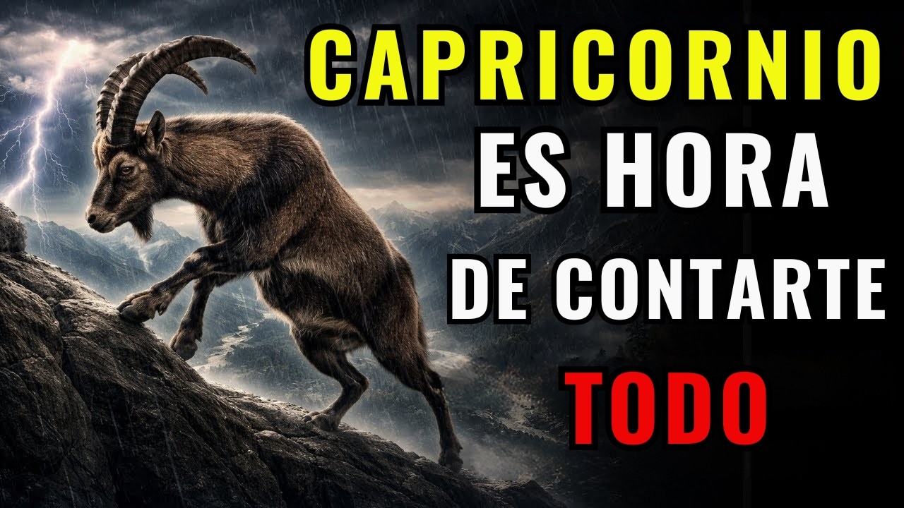 ♑🌙 CAPRICORNIO – Lo que está a punto de revelarse te dejará sin palabras