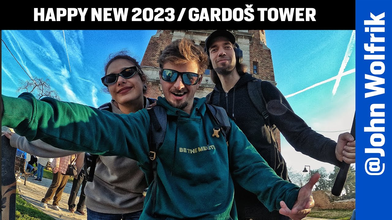 NAJTOPLIJA Nova Godina ikad! / Gardoš, Zemunski Kej, longboard dock session | vlog @JohnWolfrik