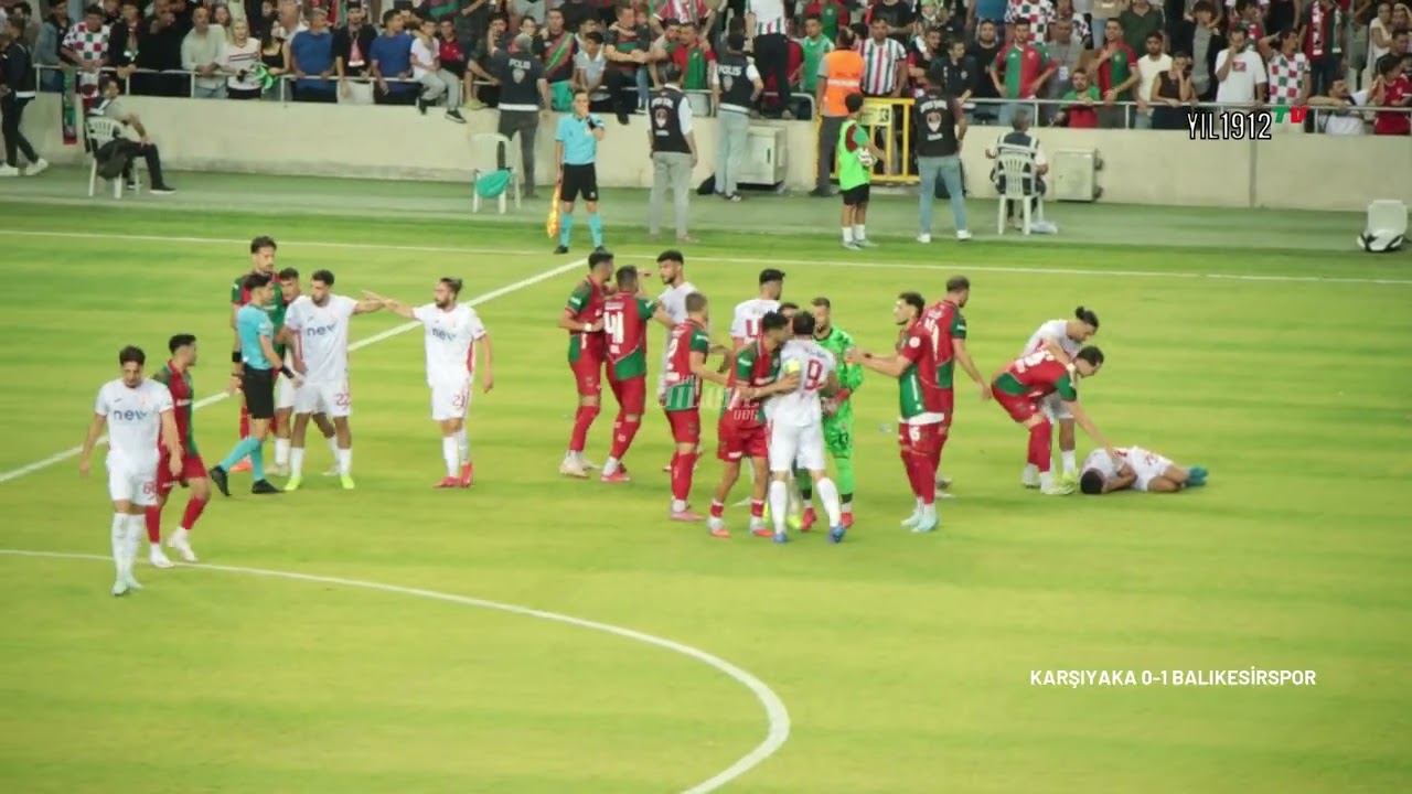 KARŞIYAKA 2-1 BALIKESİR GENİŞ TRİBÜN ve MAÇ ÖZETİ