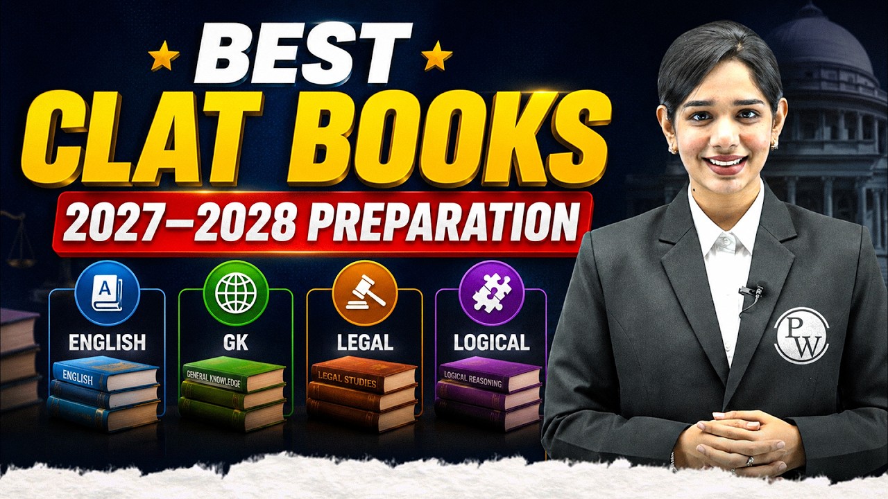 Best Books for CLAT Preparation 2027 & 2028 📚 | Subject-Wise Booklist Explained