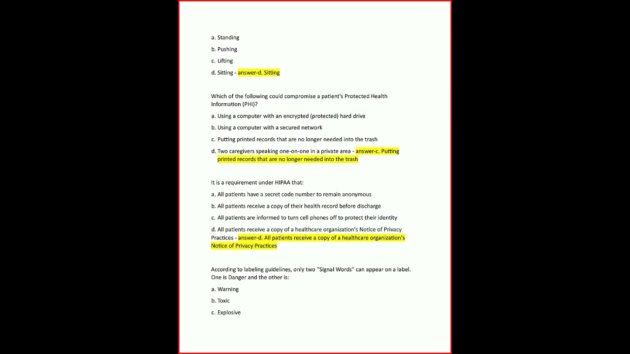 Prophecy Core Mandatory Part 12 And 3 Nursing Relias Latest video
