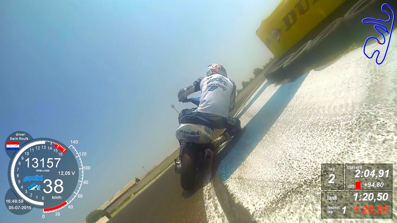 Onboard Castelletto di Branduzzo Polini Cup Scooter 70 EVO Open manche1