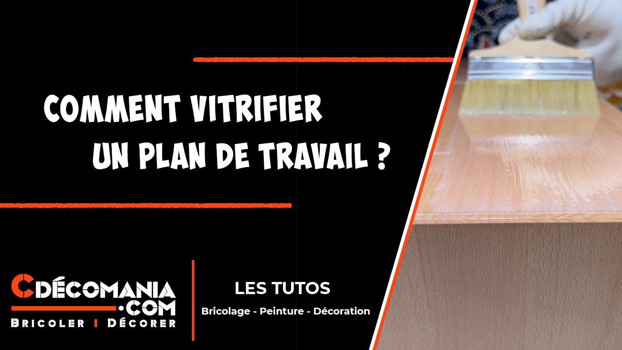 Vitrifier un Plan de Travail | Protection d'un Plan de Travail en Bois | Vitrificateur Plastor