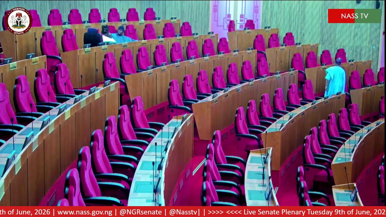 Live Senate Plenary, Tuesday 9th of June, 2026.