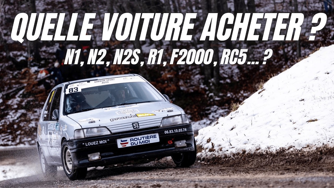 Tu d&eacute;butes en RALLYE ? Je t'aide &agrave; choisir la BONNE VOITURE ! (mod&egrave;le, classe, groupe...)