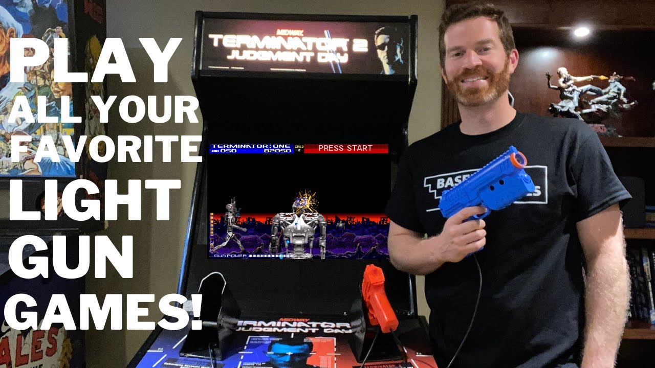 PLAY ALL YOUR FAVOURITE ARCADE LIGHT GUN GAMES! TERMINATOR 2 CUSTOM ARCADE CABINET (PART 1)