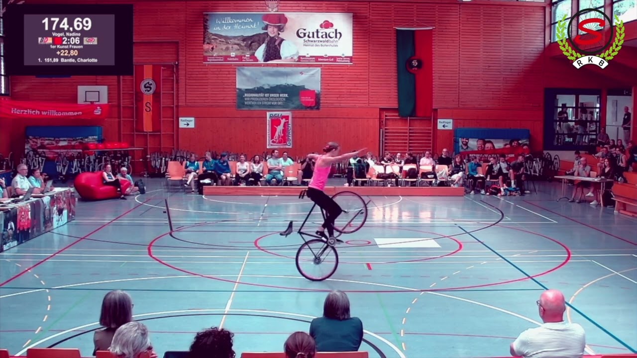 Nadine Vogel, 1er-Kunstradsport Elite Frauen – 1. German Masters 2023