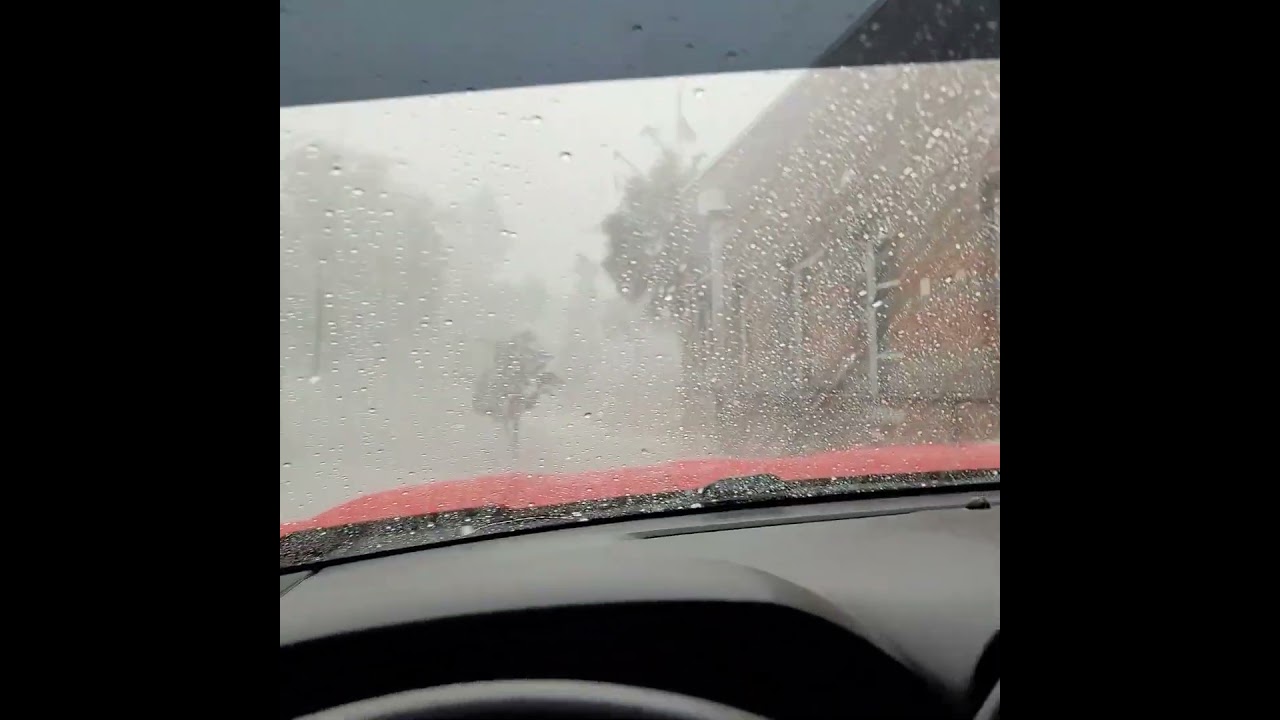 Stuck in a hail storm! #weather #tornado #hurricane #flood #blizzard #lightning #crash #totalled
