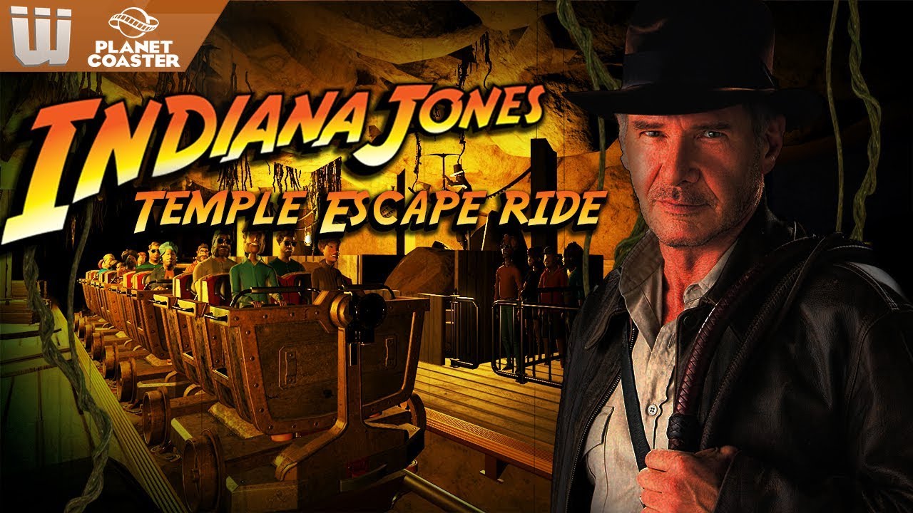 Indiana Jones Temple Escape - Planet Coaster