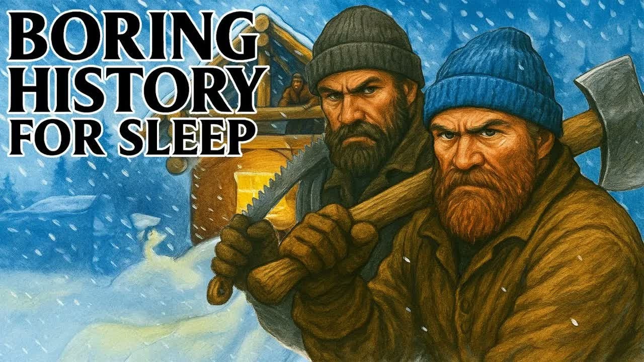 Life Inside an 1888 Logging Camp   Boring History for Sleep