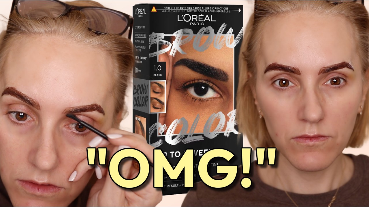 DIY Brow Tint Disaster or Dupe for the Salon? L&rsquo;Or&eacute;al Test