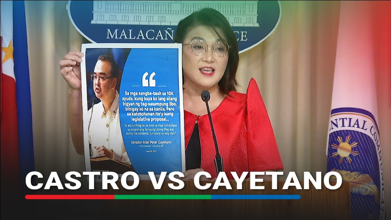 'Pangakong ala-jetski': Palace on Alan Peter Cayetano's latest allegations | ABS-CBN News