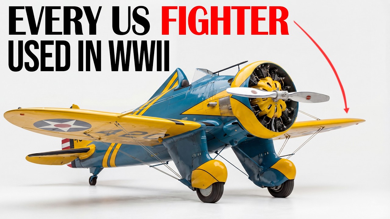 Every US Fighter Used In WWII