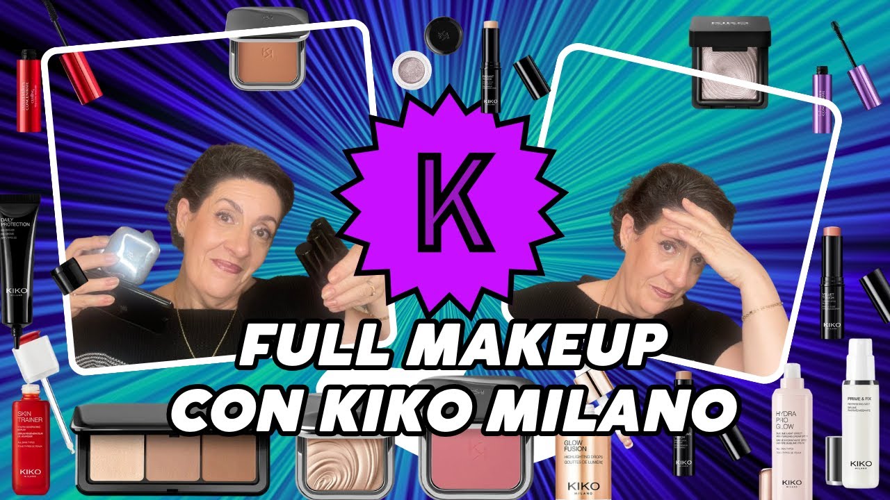 ✨👀FULL FACE CON KIKO MILANO!!todo de  lineal fijo!!✨👀