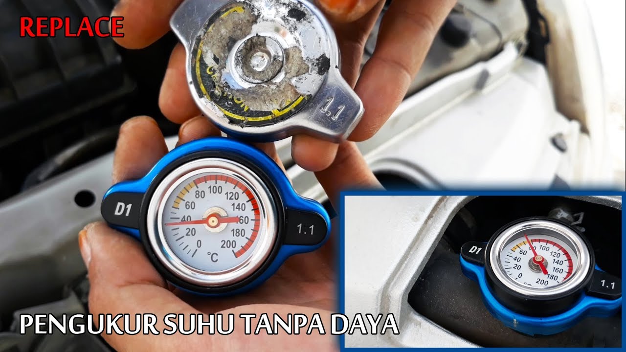 Radiator Cap Water Temperature Meter Gauge