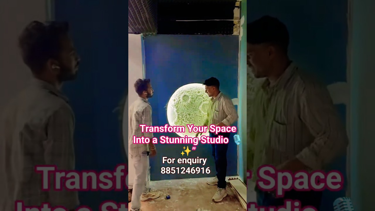 Podcast Studio Interior Design by Tamta Technology | From Vision to Reality 