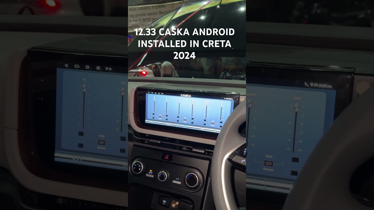 CASKA 12.33&rdquo; INSTALLED IN CRETA 2024!! #creta2024 #shortsfeed #shortsviral #shorts
