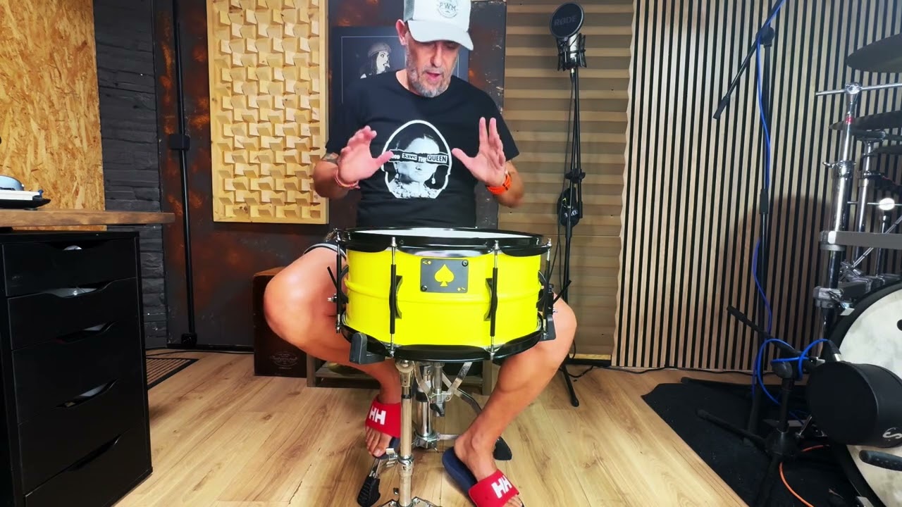 Compro caja en TEMU por 89€!Pero suena? 🇬🇧 I bought a snare at TEMU for €89!But does it sound good?