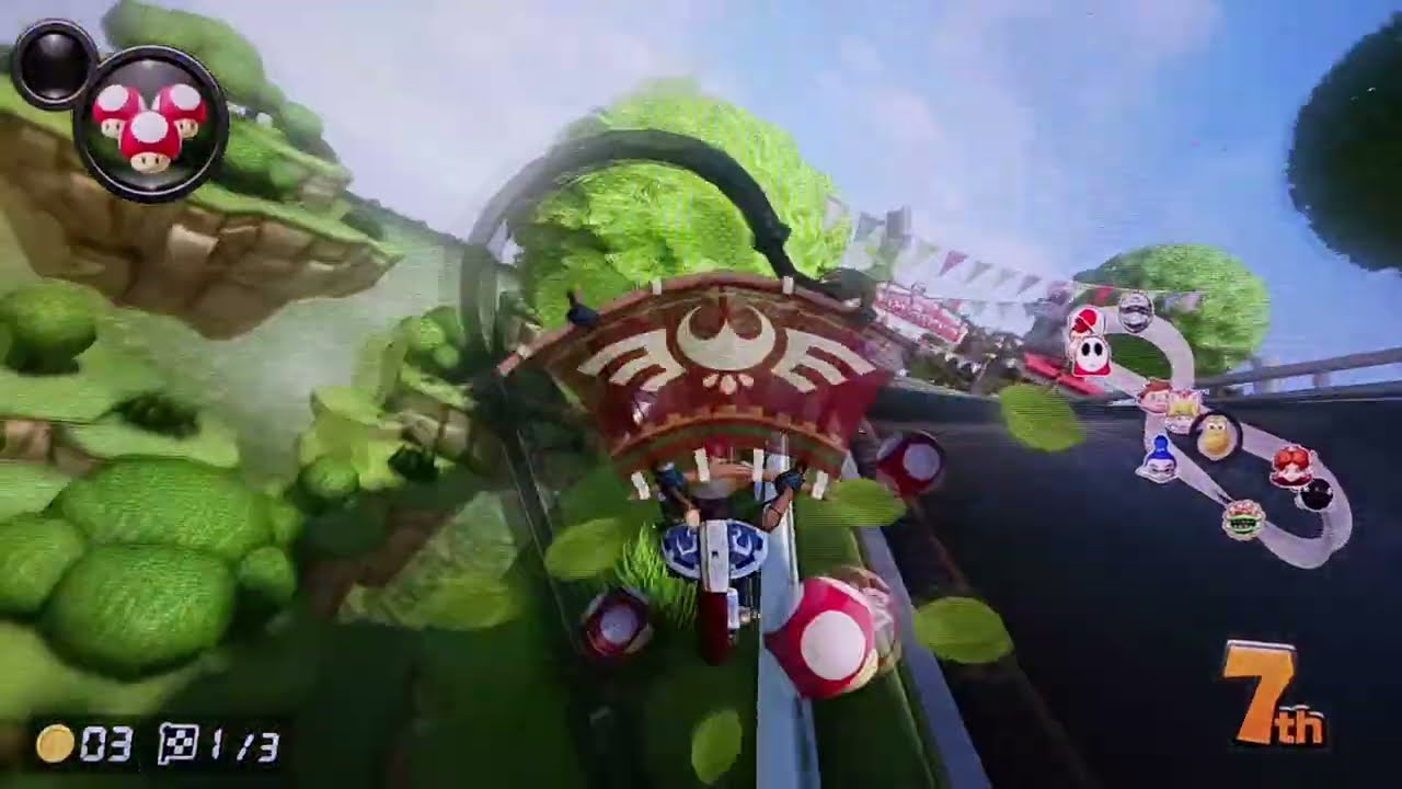 Mario Kart 8 Deluxe: Broken Accelerator (Mirror Flower Cup)