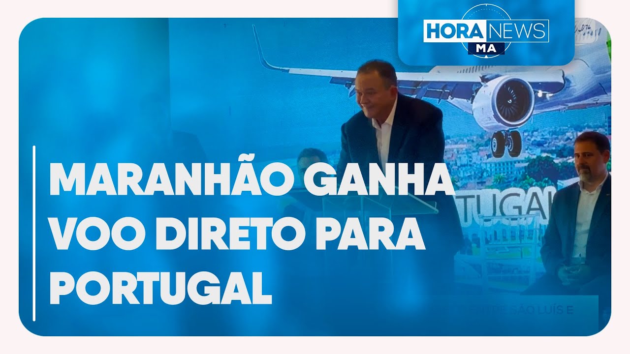 Governador Carlos Brandão anuncia voo direto entre São Luís e Lisboa