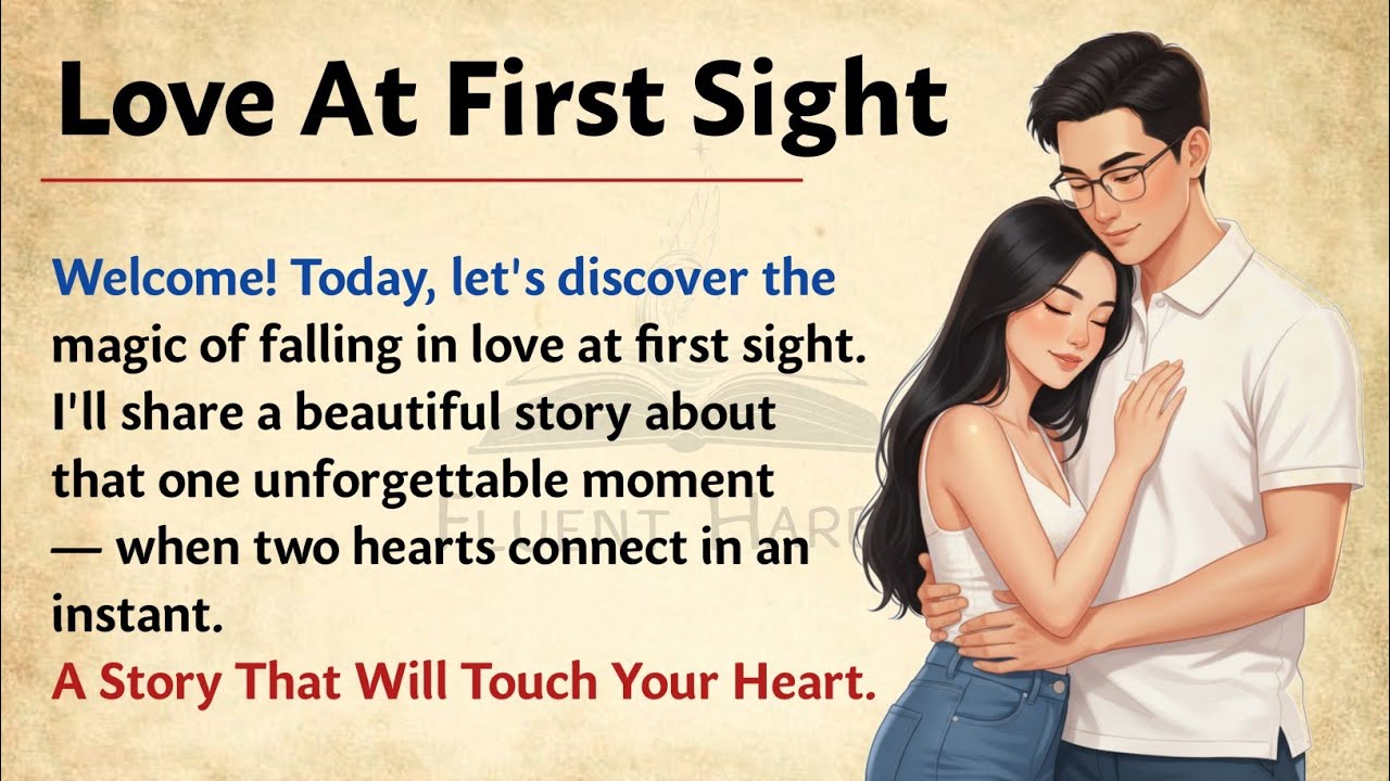 Love at First Sight 🎧 Learn English Through Story || English Listening Practice 