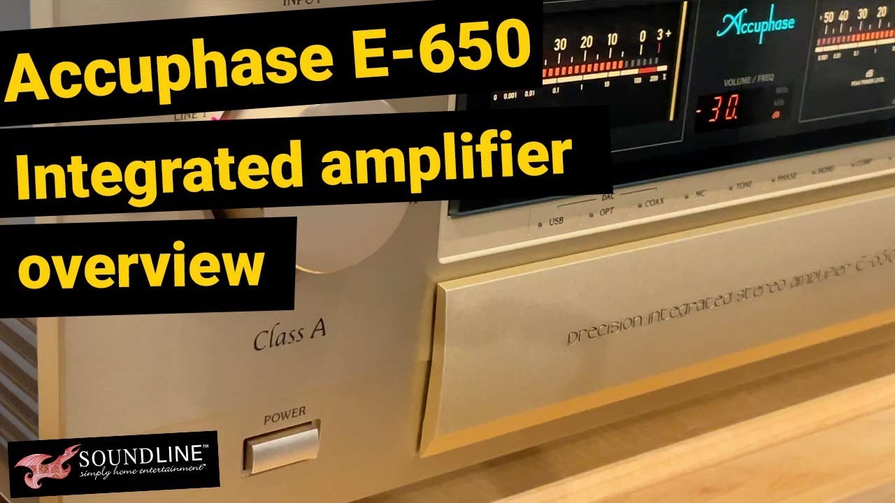 Accuphase E-650 Integrated Amplifier Overview | My Dream Amp!