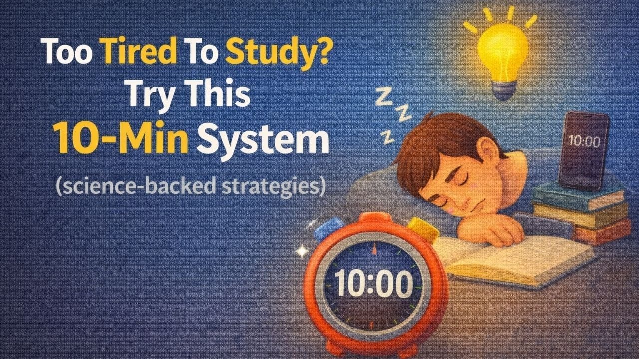 How to Study While Tired (Using Science-Backed Strategies)