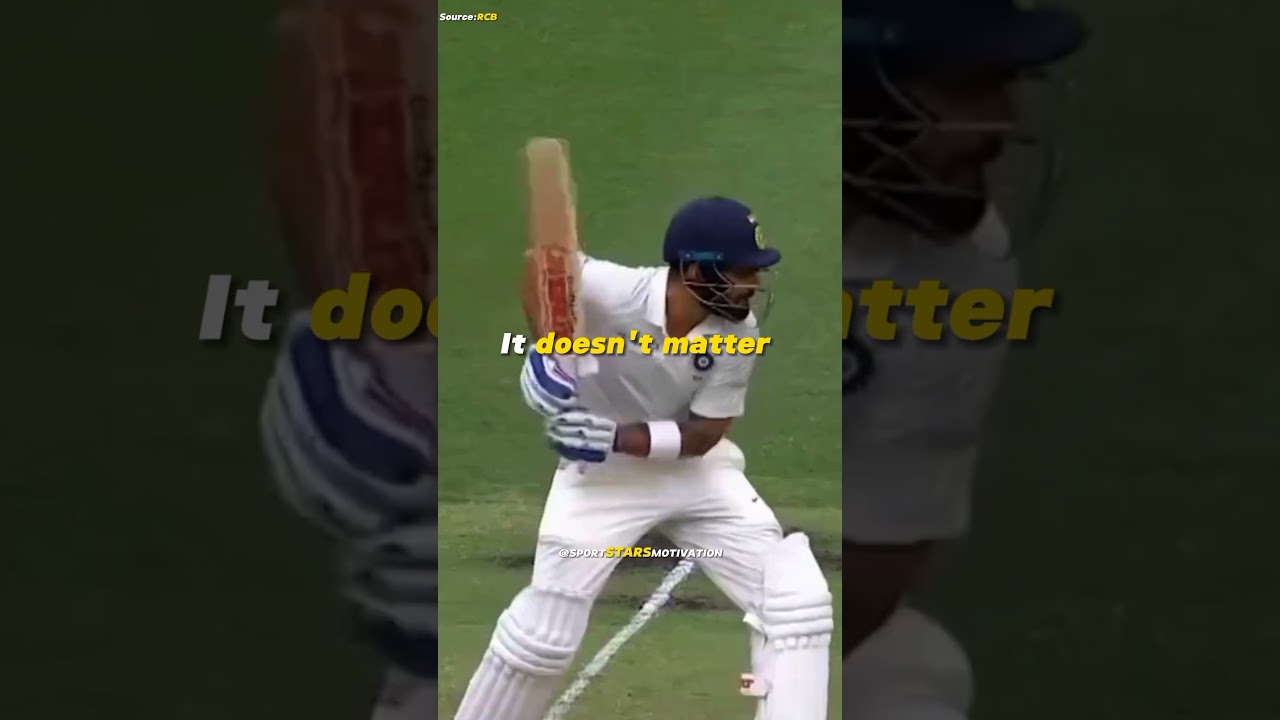 VIRAT KOHLI🔥: Winning Mindset For Every Cricketers 🏏 #youtubeshorts #cricket #viratkohli